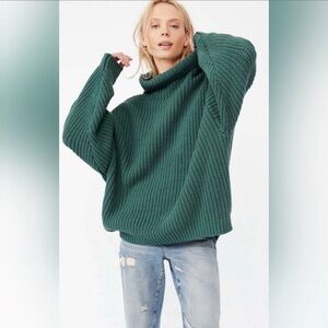 Free People Green Sweater